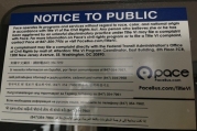 Notice To Public Decal